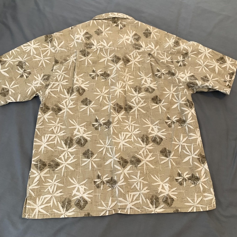 OP Shirt Lot 3 Mens Large Multicolor Hawaiian Short Sleeve Button Front Casual - Picture 9 of 12